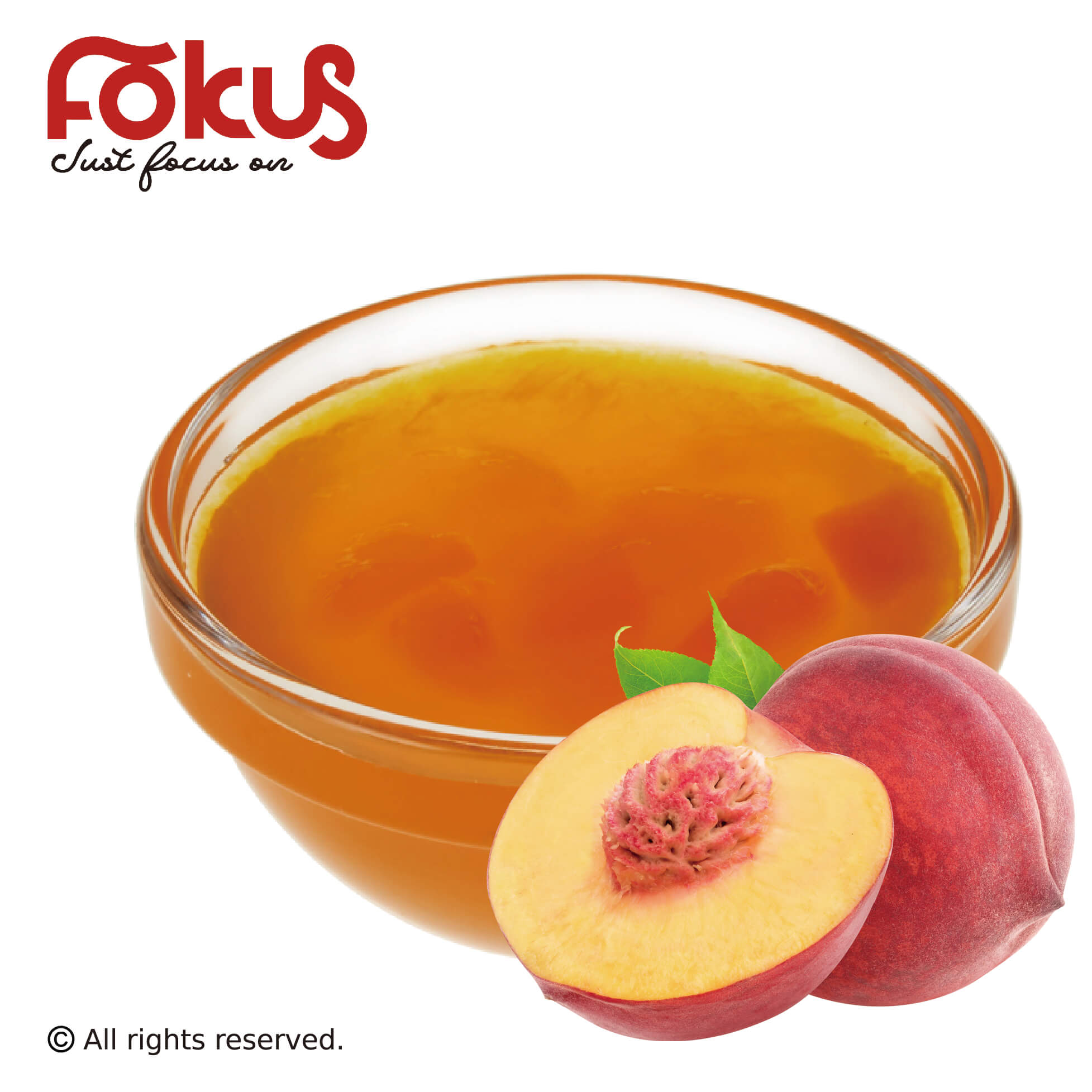 Peach jam for bubble tea and desserts – sweet, fruity spread for drinks and sweet treats